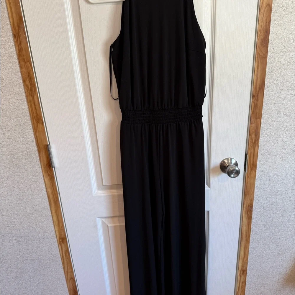 Inc Elegant Black Sleeveless Jumpsuit - Picture 3 of 15